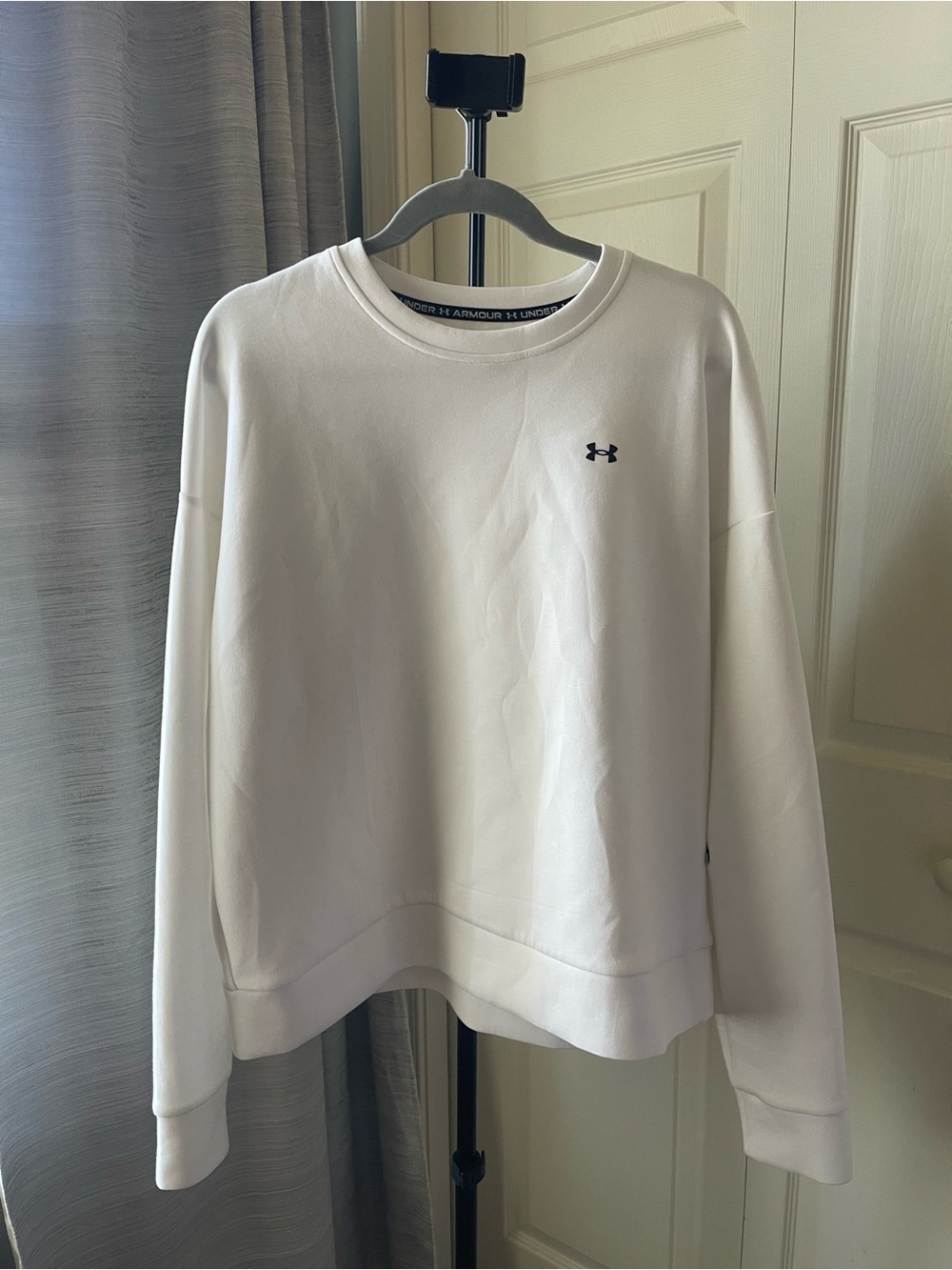 Under Armour White Women's Crewneck Pullover